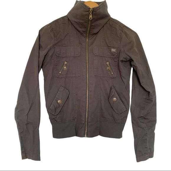 BILLABONG military style bomber jacket S VGUC - Picture 8 of 8